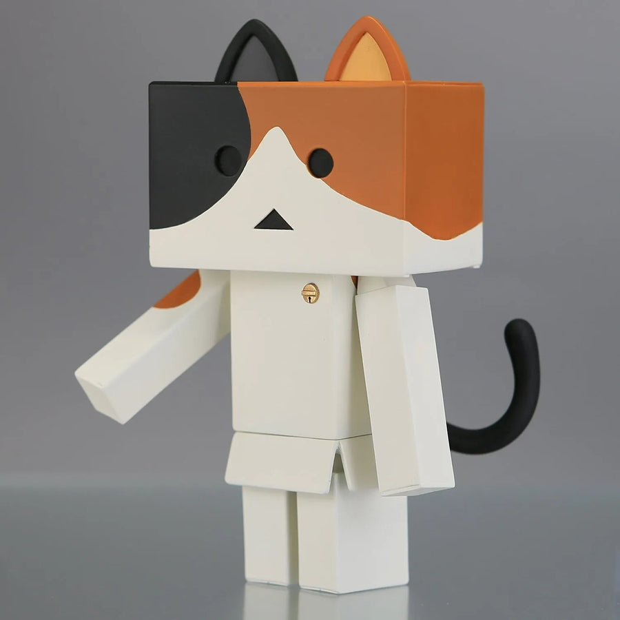 Sofubi Toy Box 006A Nyanboard [Calico] Sofubi Figureㅤ – Gantaku – ActionFigure Brasil