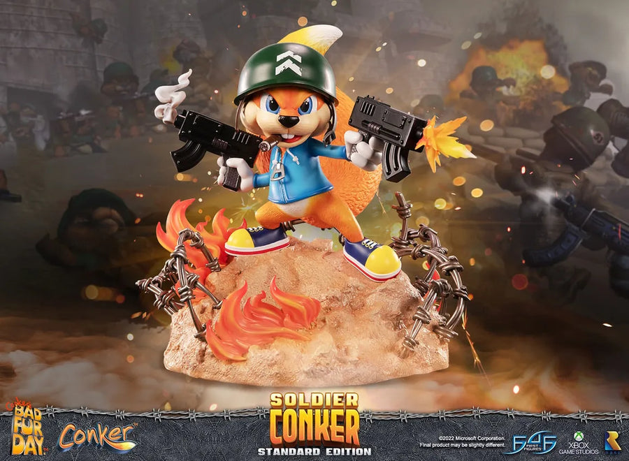 Soldier Conker (Standard Edition) - LIMITED EDITION: 500 – First 4 Figures – ActionFigure Brasil
