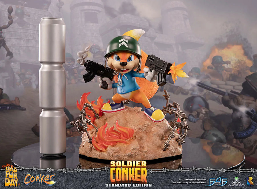 Soldier Conker (Standard Edition) - LIMITED EDITION: 500 – First 4 Figures – ActionFigure Brasil