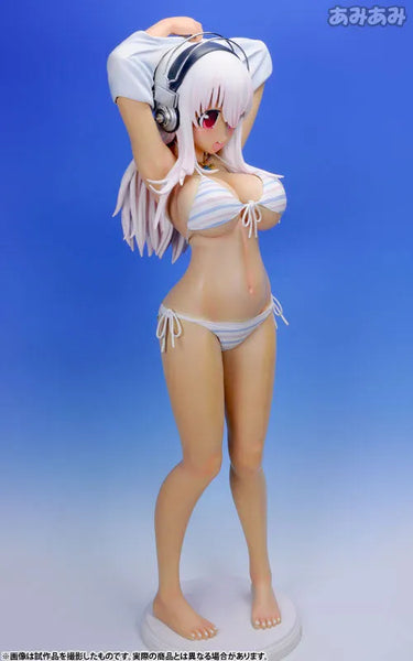 SoniAni: Super Sonico The Animation - Sonico - 1/2 - Suntanned Ver. , Stripe Bikini (A-Toys)ㅤ – A-Toys – ActionFigure Brasil — embalagem