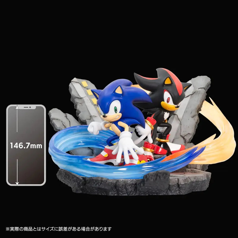 Sonic Adventure 2 - Shadow the Hedgehog - Sonic the Hedgehog - S-Fire - Super Situation Figure (SEGA) [Shop Exclusive]ㅤ – Sega – ActionFigure Brasil