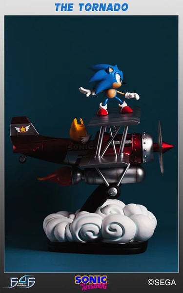 Sonic the Hedgehog 2 - The Tornado Sonic the Hedgehog & Tails Statueㅤ – First 4 Figures – ActionFigure Brasil — ângulo diferente