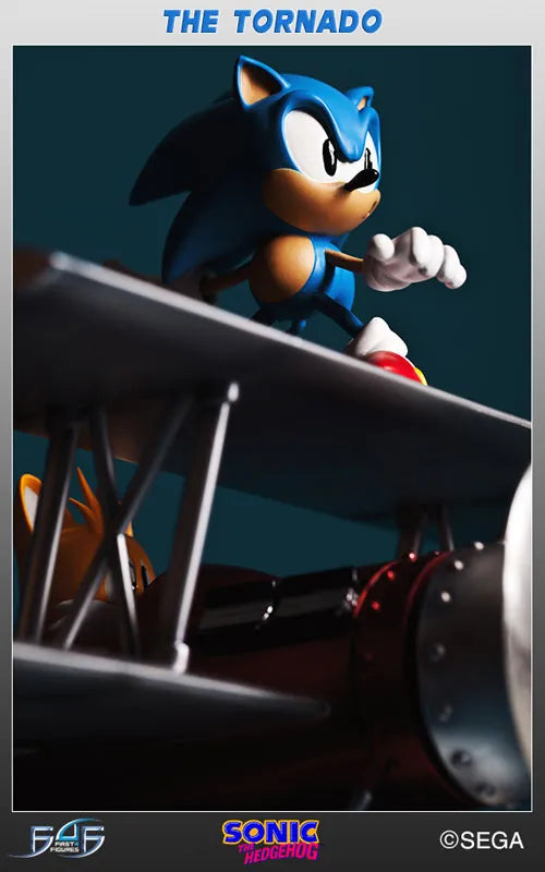 Sonic the Hedgehog 2 - The Tornado Sonic the Hedgehog & Tails Statueㅤ – First 4 Figures – ActionFigure Brasil