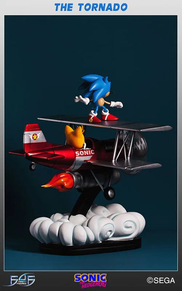 Sonic the Hedgehog 2 - The Tornado Sonic the Hedgehog & Tails Statueㅤ – First 4 Figures – ActionFigure Brasil — ambientada