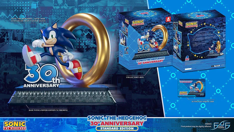 Sonic The Hedgehog 30th Anniversary - LIMITED EDITION – First 4 Figures – ActionFigure Brasil