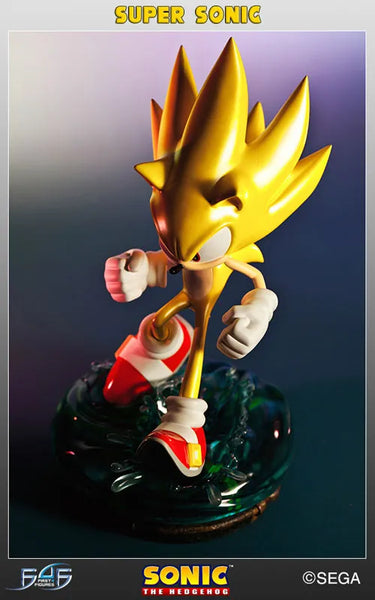 Sonic the Hedgehog - Modern Super Sonic Statueㅤ – First 4 Figures – ActionFigure Brasil — com base expositora