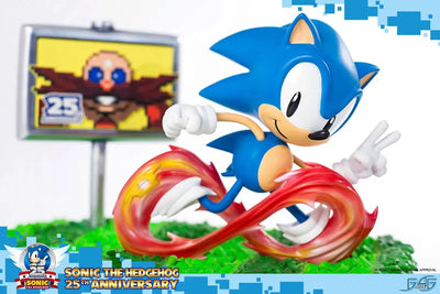 Sonic the Hedgehog - Sonic 25th Anniversary Statueㅤ – First 4 Figures – ActionFigure Brasil — close