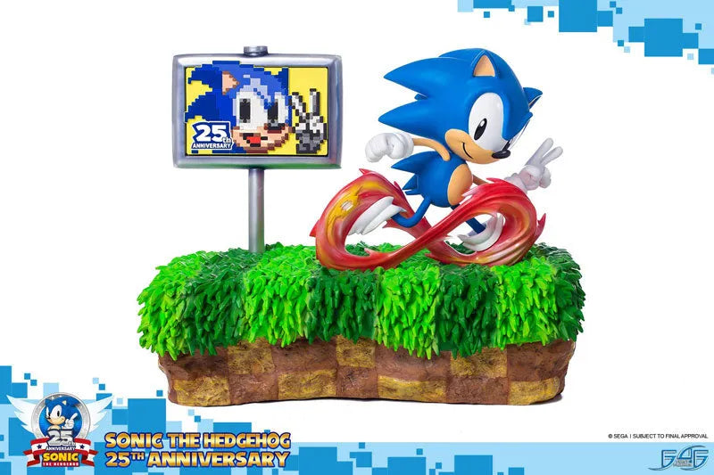 Sonic the Hedgehog - Sonic 25th Anniversary Statueㅤ – First 4 Figures – ActionFigure Brasil