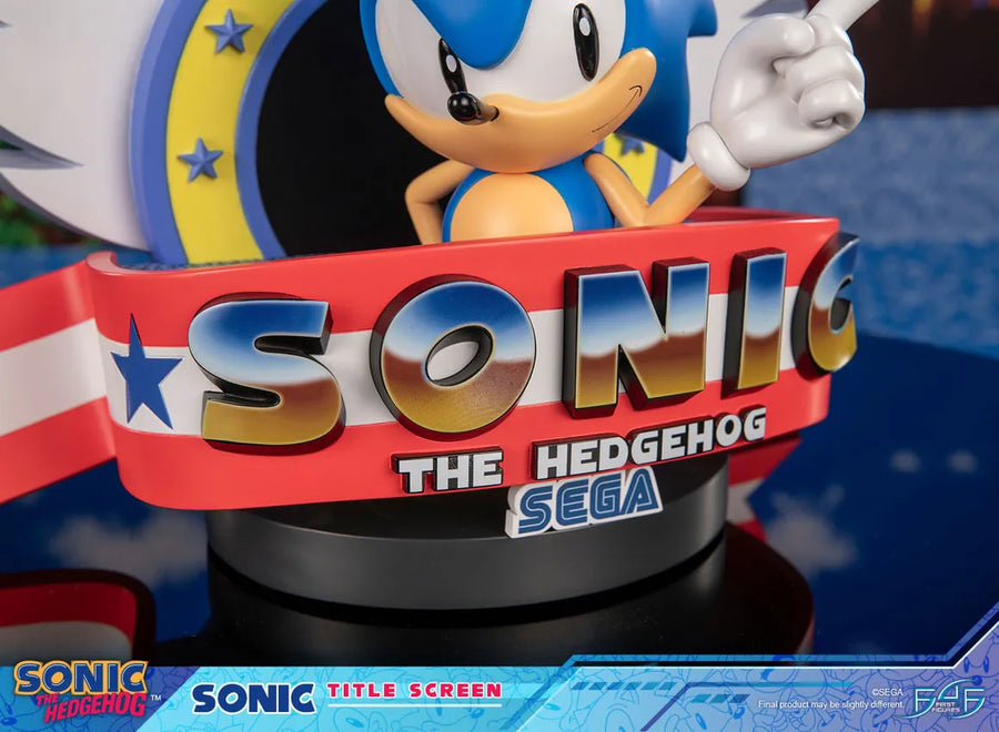 Sonic Title Screen - LIMITED EDITION – First 4 Figures – ActionFigure Brasil
