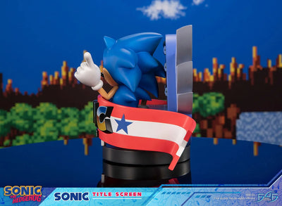 Sonic Title Screen - LIMITED EDITION – First 4 Figures – ActionFigure Brasil — ângulo diferente