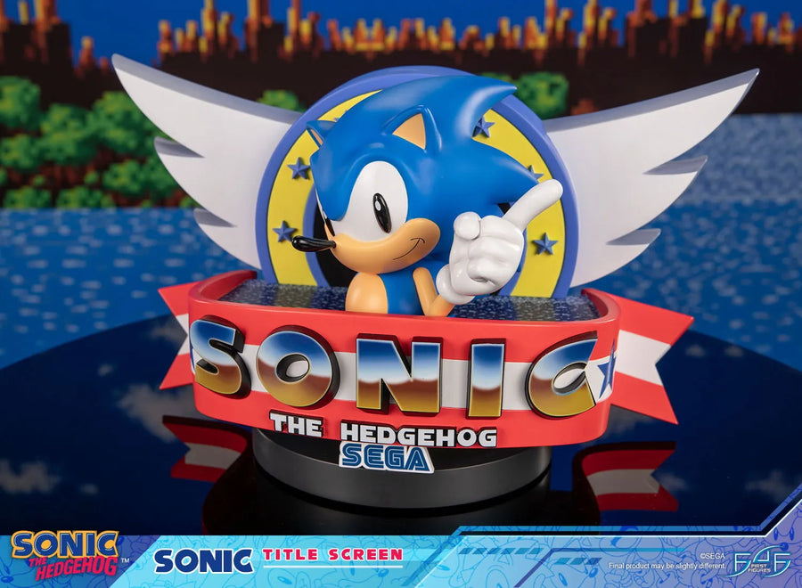 Sonic Title Screen - LIMITED EDITION – First 4 Figures – ActionFigure Brasil