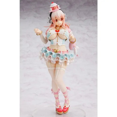 SoniComi (Super Sonico) - Sonico - 1/7 - Birthday Party Ver.ㅤ – ASCII Media Works – ActionFigure Brasil