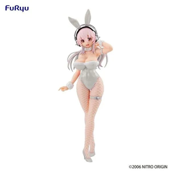 SoniComi (Super Sonico) - Sonico - BiCute Bunnies - Pearl White ver. (FuRyu)ㅤ – FuRyu as Manufacturer – ActionFigureBrasil