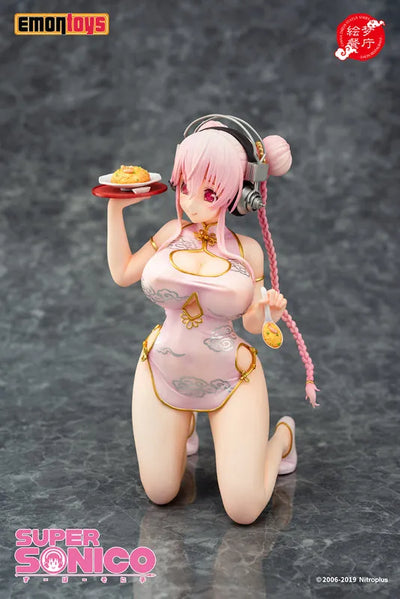 SoniComi (Super Sonico) - Sonico - China Dress Statue Series - 1/7 - China Dress Ver. (Emontoys)ㅤ – Emontoys – ActionFigureBrasil — iluminação de estúdio
