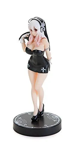 SoniComi (Super Sonico) - Sonico - Concept Figure - Holy Girl, Black ver.ㅤ – FuRyu – ActionFigureBrasil — detalhe do produto
