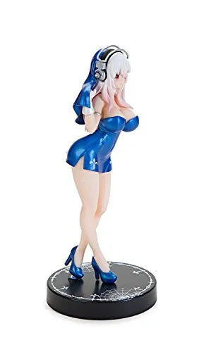 SoniComi (Super Sonico) - Sonico - Concept Figure - Holy Girl, Metallic Blueㅤ – FuRyu – ActionFigure Brasil