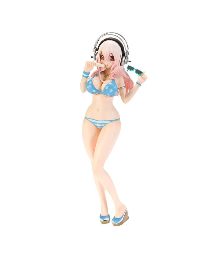 SoniComi (Super Sonico) - Sonico - Premium Prize - Summer Beach, Swimsuit ver.ㅤ – Taito – ActionFigure Brasil