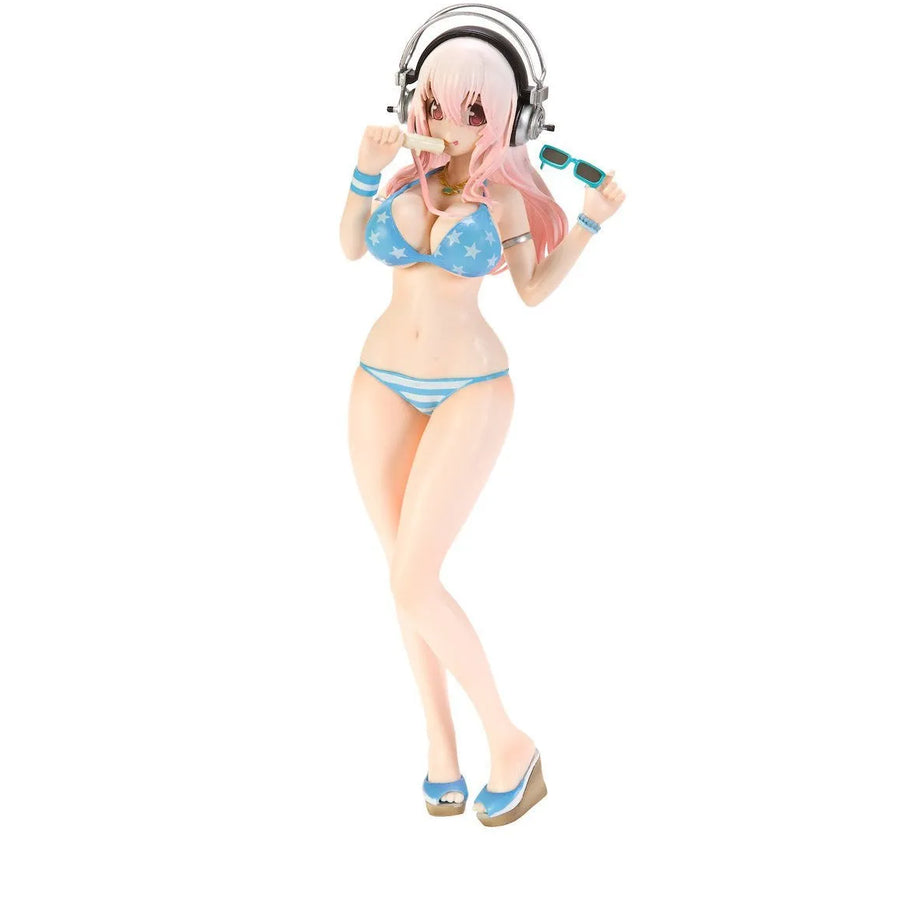 SoniComi (Super Sonico) - Sonico - Premium Prize - Summer Beach, Swimsuit ver.ㅤ – Taito – ActionFigure Brasil