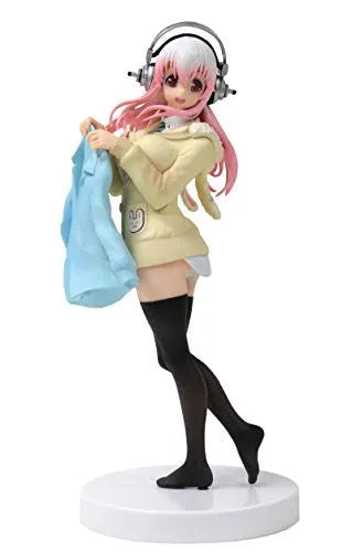 SoniComi (Super Sonico) - Sonico - Seikatsu Micchaku Shuzai Special Figure - Clothes Changing Time Ver.ㅤ – FuRyu – ActionFigure Brasil