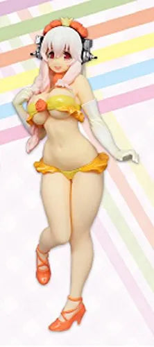 SoniComi (Super Sonico) - Sonico - Special Figure - Summer Princess, Orangeㅤ – FuRyu – ActionFigure Brasil