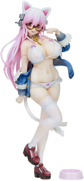 SoniComi (Super Sonico) - Sonico - White Cat Ver. - 2021 Re-release (Union Creative International Ltd)ㅤ – Union Creative – ActionFigure Brasil