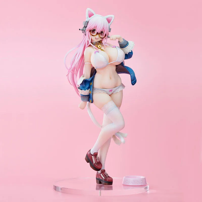 SoniComi (Super Sonico) - Sonico - White Cat Ver. - 2021 Re-release (Union Creative International Ltd)ㅤ – Union Creative – ActionFigure Brasil