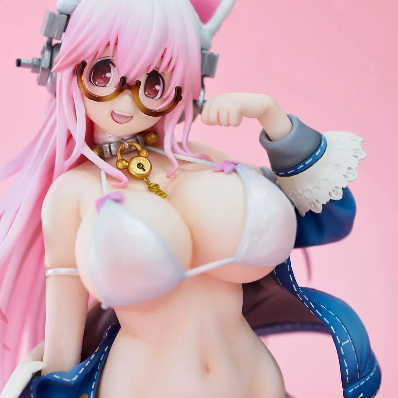 SoniComi (Super Sonico) - Sonico - White Cat Ver. - 2021 Re-release (Union Creative International Ltd)ㅤ – Union Creative – ActionFigure Brasil