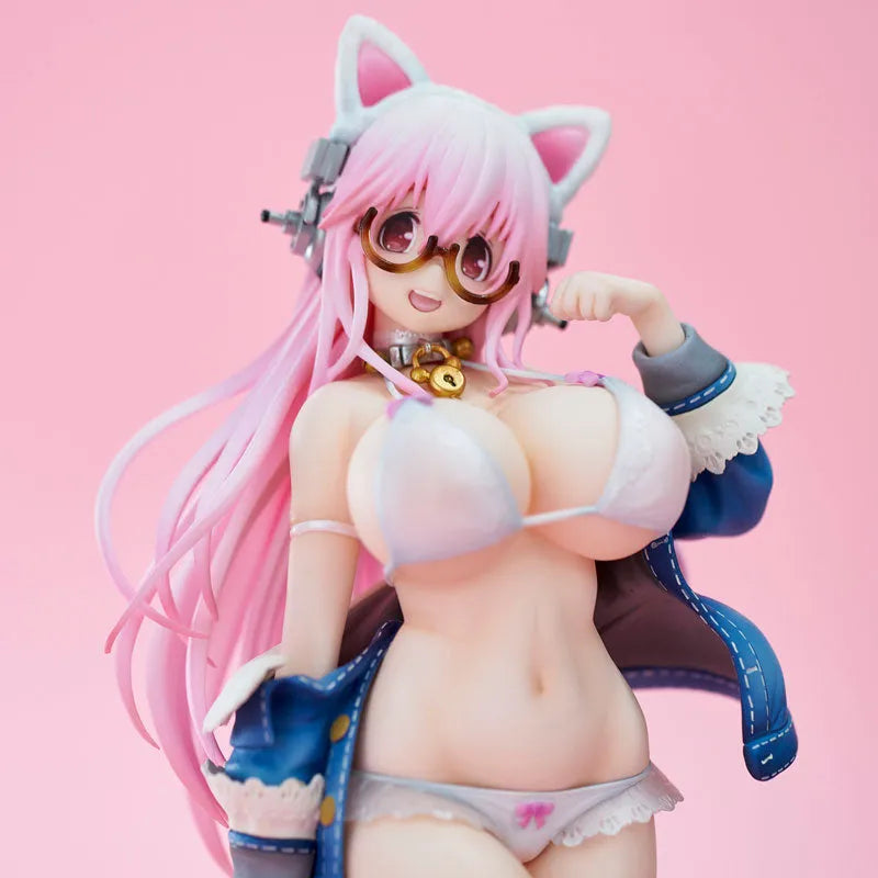 SoniComi (Super Sonico) - Sonico - White Cat Ver. - 2021 Re-release (Union Creative International Ltd)ㅤ – Union Creative – ActionFigure Brasil