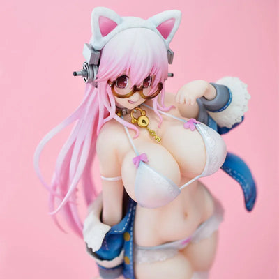 SoniComi (Super Sonico) - Sonico - White Cat Ver. - 2021 Re-release (Union Creative International Ltd)ㅤ – Union Creative – ActionFigure Brasil — close