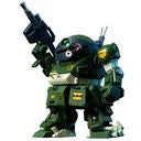 Soukou Kihei VOTOMS - ATM-09-ST Scopedog - Chirico Cuvie - Robonimo (Medicom Toy)ㅤ – Medicom Toy As Manufacturer – ActionFigure Brasil