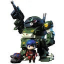 Soukou Kihei VOTOMS - ATM-09-ST Scopedog - Chirico Cuvie - Robonimo (Medicom Toy)ㅤ – Medicom Toy As Manufacturer – ActionFigure Brasil — acessórios