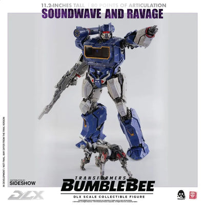 Soundwave & Ravage DLX – Threezero – ActionFigure Brasil — ângulo diferente