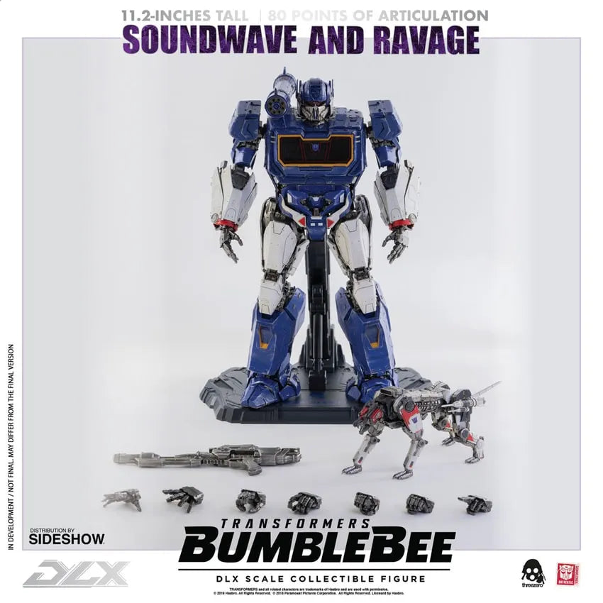 Soundwave & Ravage DLX – Threezero – ActionFigure Brasil
