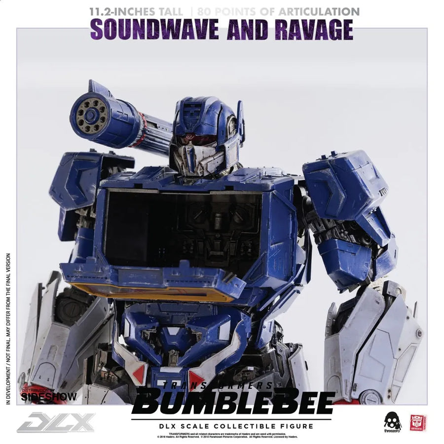 Soundwave & Ravage DLX – Threezero – ActionFigure Brasil