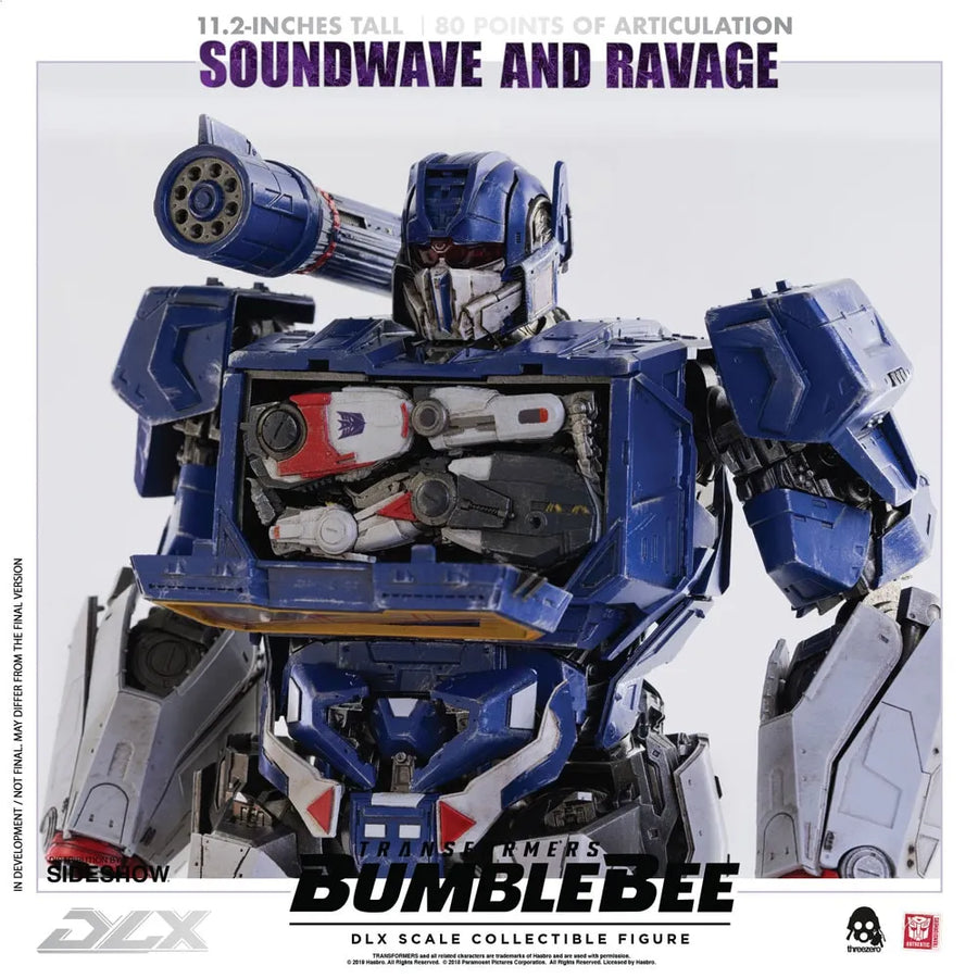 Soundwave & Ravage DLX – Threezero – ActionFigure Brasil