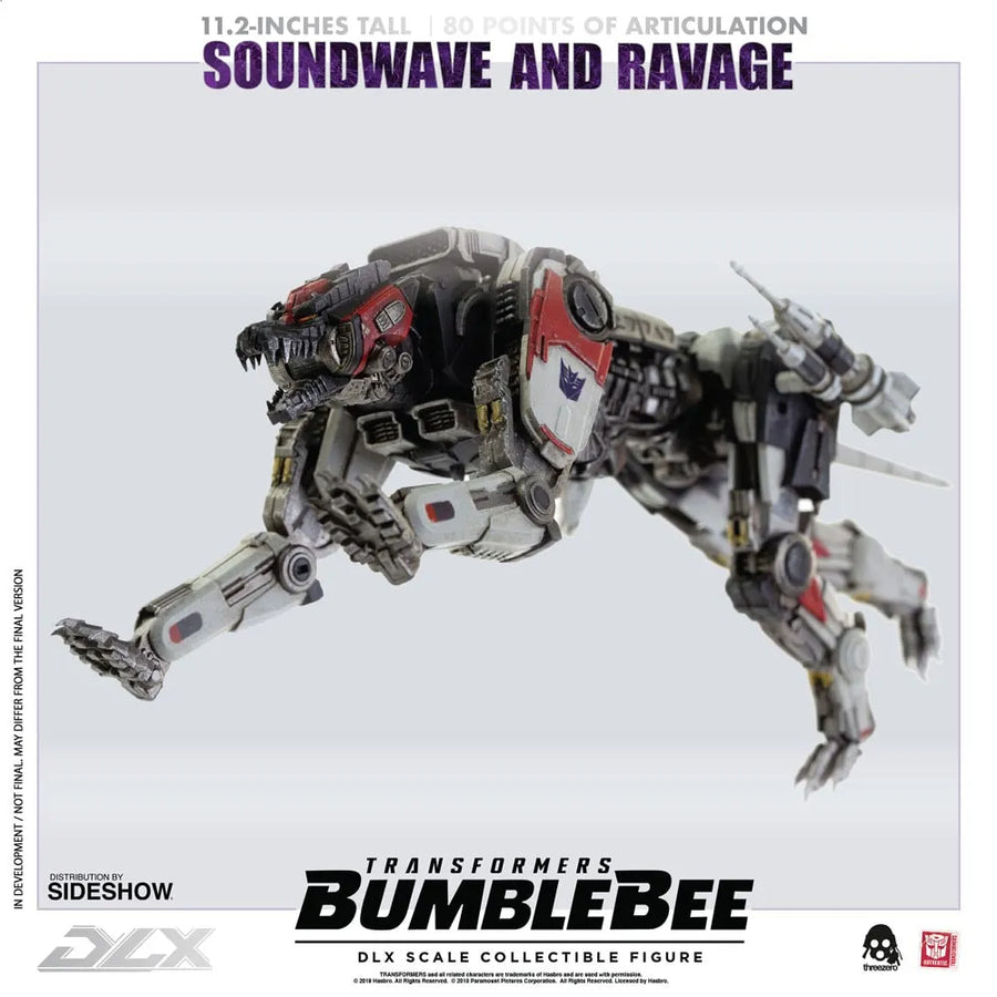 Soundwave & Ravage DLX – Threezero – ActionFigure Brasil