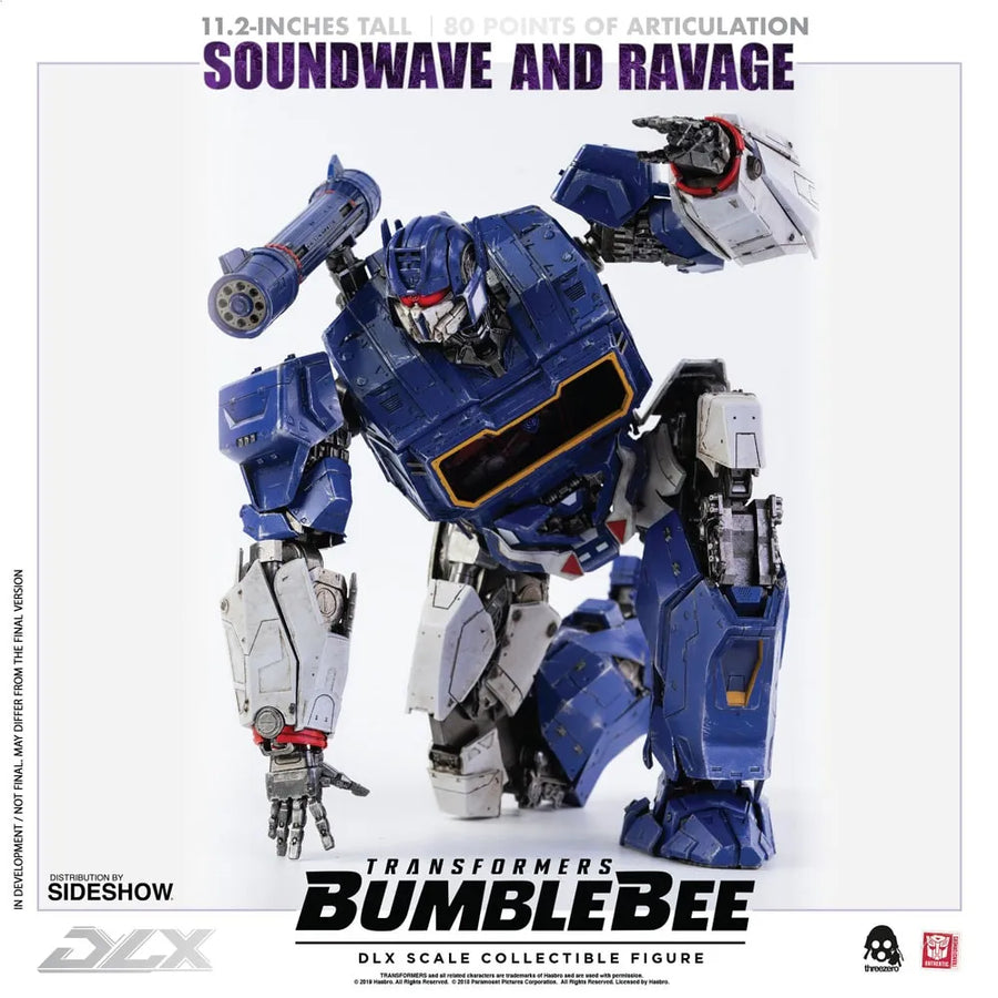 Soundwave & Ravage DLX – Threezero – ActionFigure Brasil