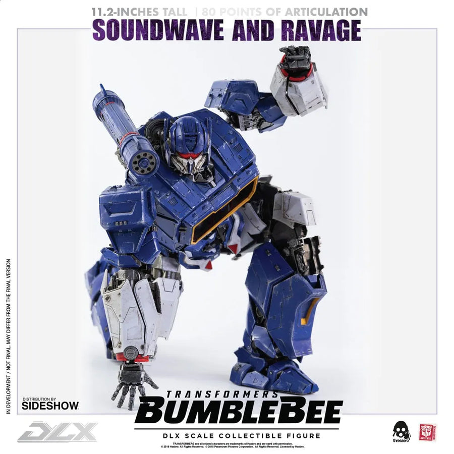 Soundwave & Ravage DLX – Threezero – ActionFigure Brasil