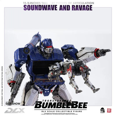 Soundwave & Ravage DLX – Threezero – ActionFigure Brasil — ângulo diferente