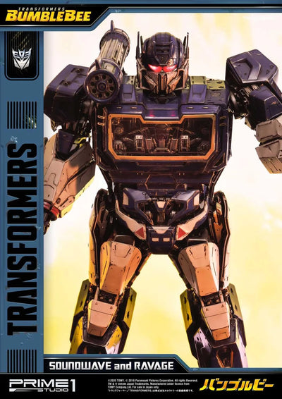 Soundwave & Ravage (Exclusive Version) Transformers: Bumblebee (Film) – Prime1Studio – ActionFigure Brasil