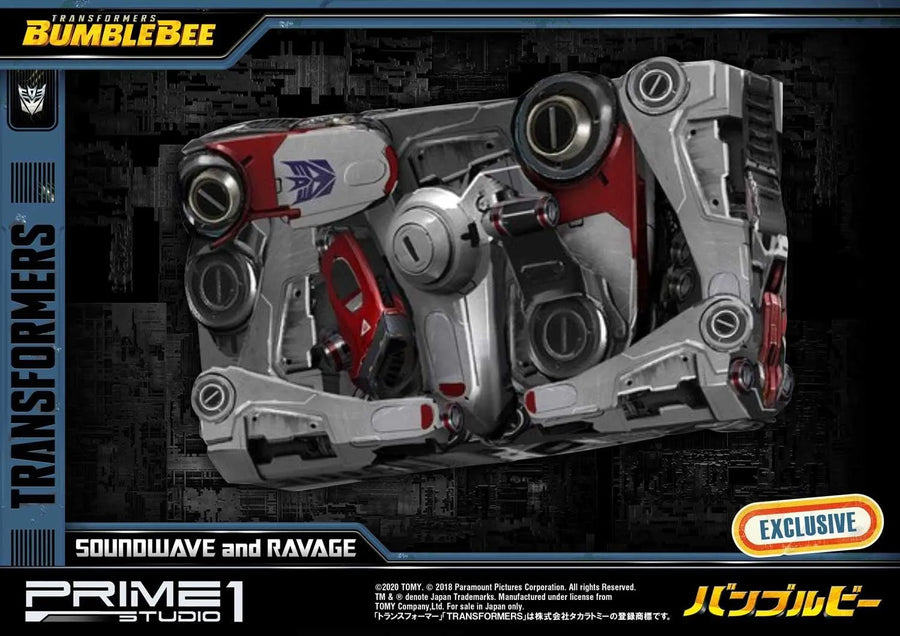 Soundwave & Ravage (Exclusive Version) Transformers: Bumblebee (Film) – Prime1Studio – ActionFigure Brasil