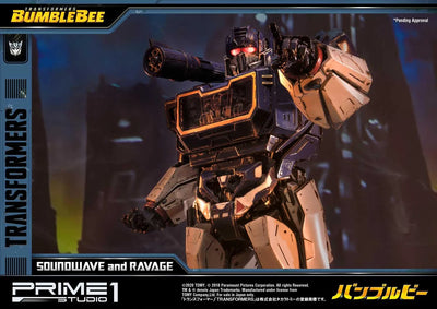 Soundwave & Ravage (Regular Version) Transformers: Bumblebee (Film) – Prime1Studio – ActionFigure Brasil