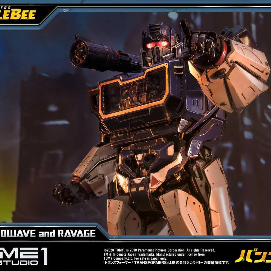 Soundwave & Ravage (Regular Version) Transformers: Bumblebee (Film) – Prime1Studio – ActionFigure Brasil