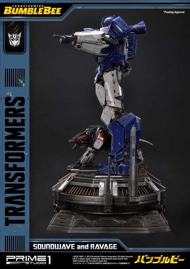 Soundwave & Ravage (Regular Version) Transformers: Bumblebee (Film) – Prime1Studio – ActionFigure Brasil