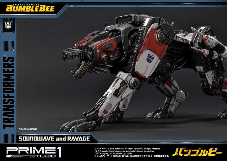 Soundwave & Ravage (Regular Version) Transformers: Bumblebee (Film) – Prime1Studio – ActionFigure Brasil