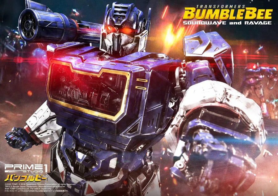 Soundwave & Ravage (Regular Version) Transformers: Bumblebee (Film) – Prime1Studio – ActionFigure Brasil