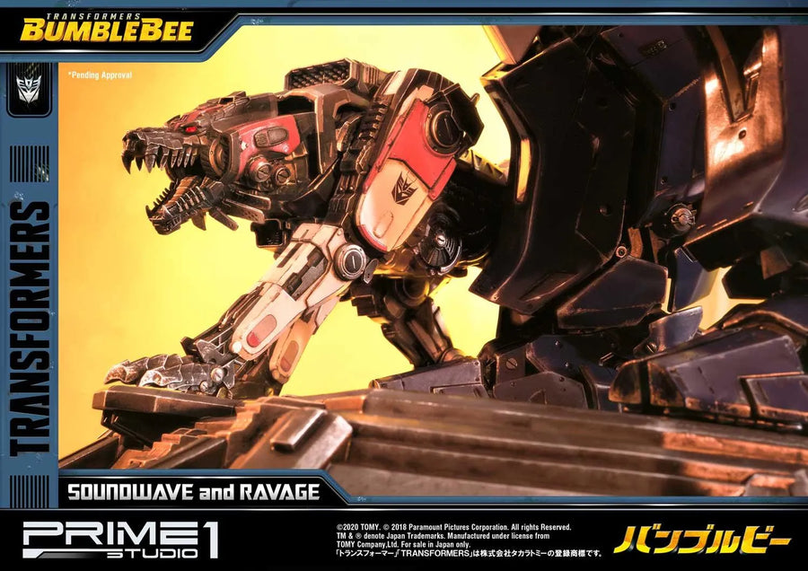 Soundwave & Ravage (Regular Version) Transformers: Bumblebee (Film) – Prime1Studio – ActionFigure Brasil