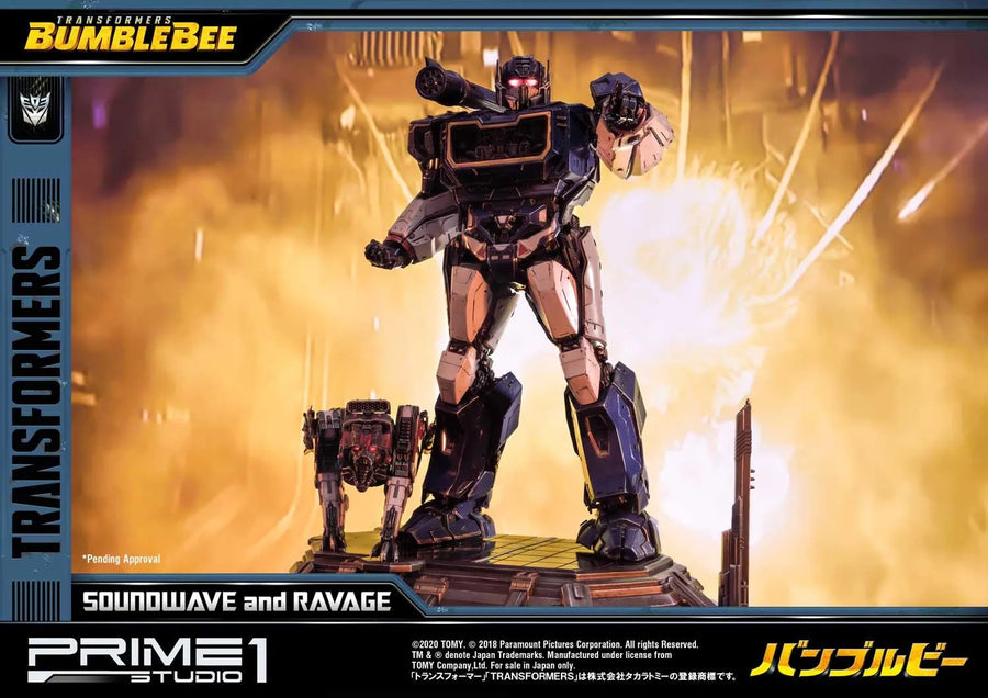 Soundwave & Ravage (Regular Version) Transformers: Bumblebee (Film) – Prime1Studio – ActionFigure Brasil
