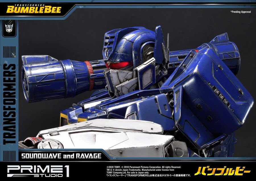 Soundwave & Ravage (Regular Version) Transformers: Bumblebee (Film) – Prime1Studio – ActionFigure Brasil