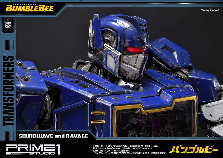 Soundwave & Ravage (Regular Version) Transformers: Bumblebee (Film) – Prime1Studio – ActionFigure Brasil